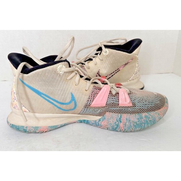 Nike Kyrie 7 Air Zoom Basketball Shoes Pale Ivory CZ0141-100 Men  8.5 Excellent main image 11